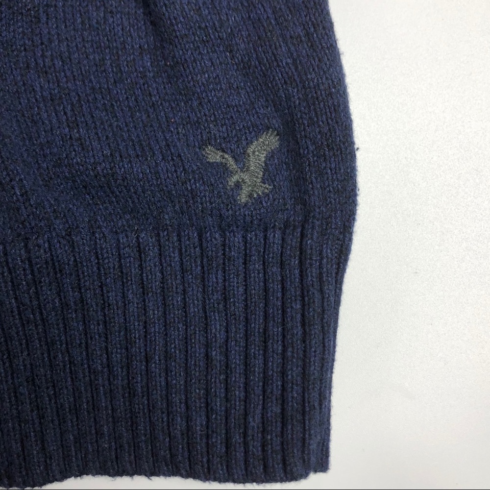American Eagle Athletic Fit Button Zip Sweater - Picture 8 of 8